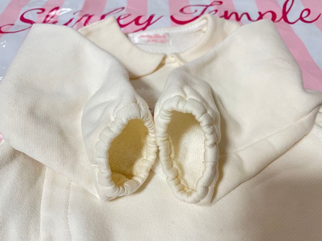 シャーリーテンプル　カバーオール　裏起毛　80