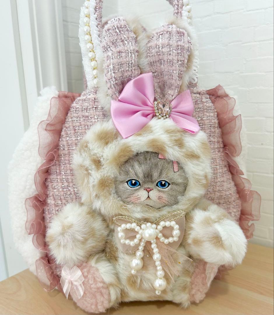あ*こ様 コヤンイサムチョン ルミちゃん ウサギ耳 ファートートバッグ