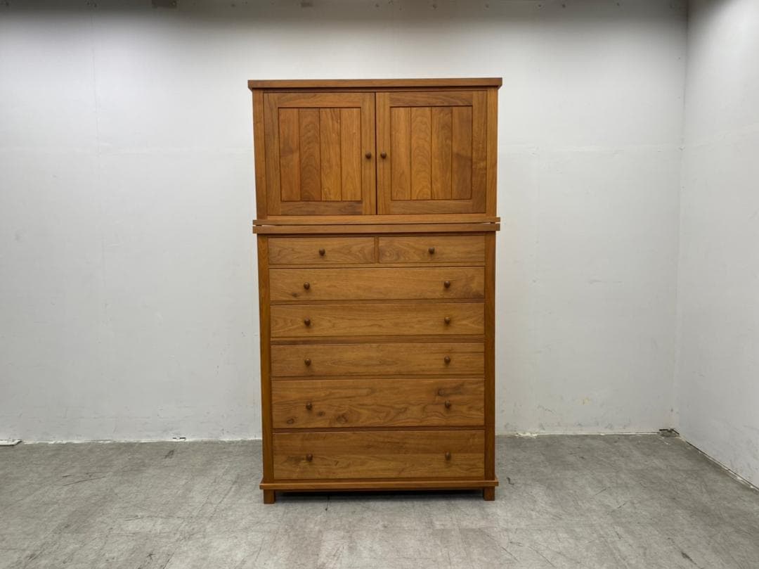 T3750☆展示美品☆府中家具☆LUCCI☆和箪笥☆シャルドネ☆ウォールナット材