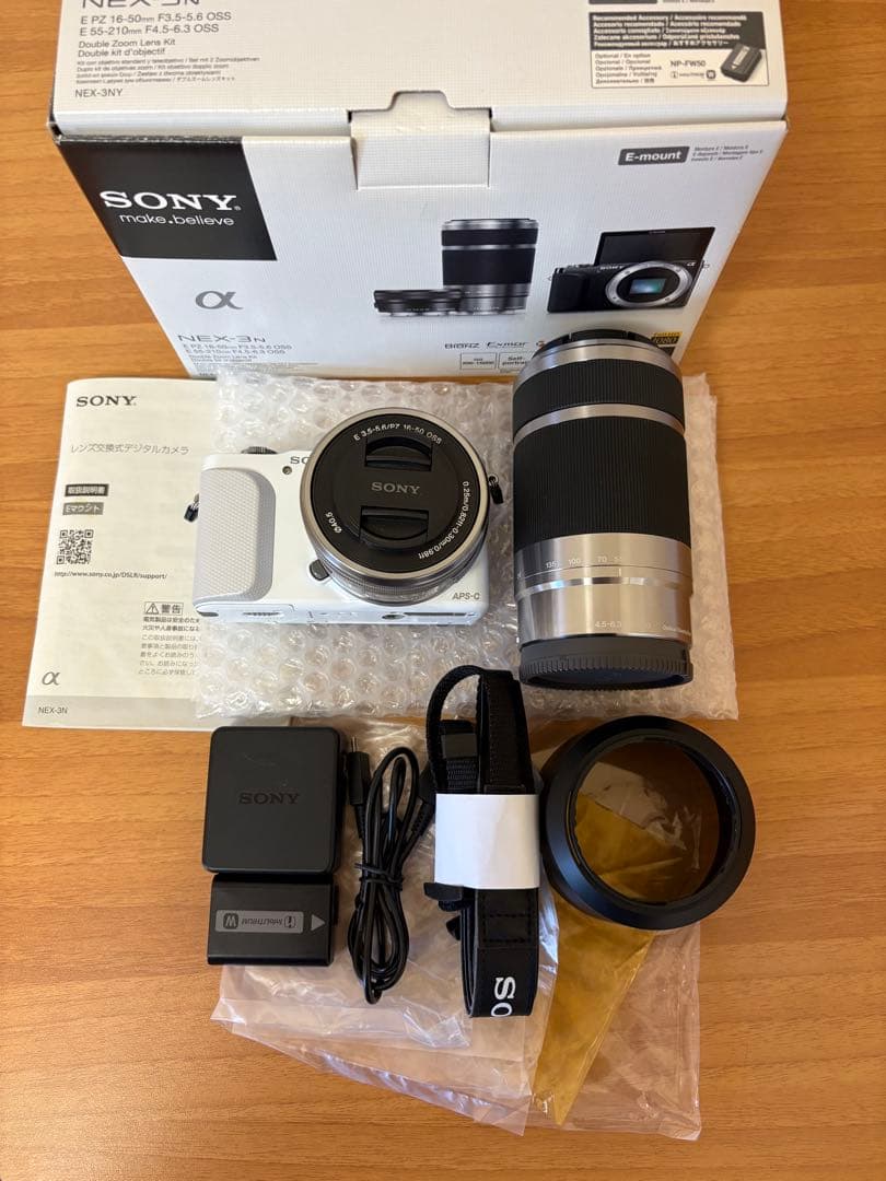 ✴︎美品SONY α NEX-3NYダブルズームレンズキット ミラーレス一眼カメラ