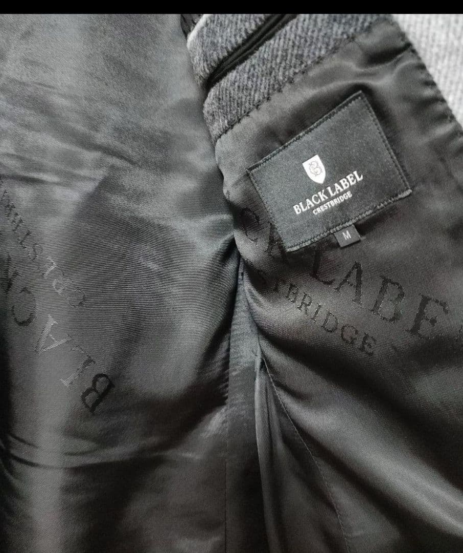 美品　ブラックレーベル　クレストブリッジ　バーバリー　BURBERRY
