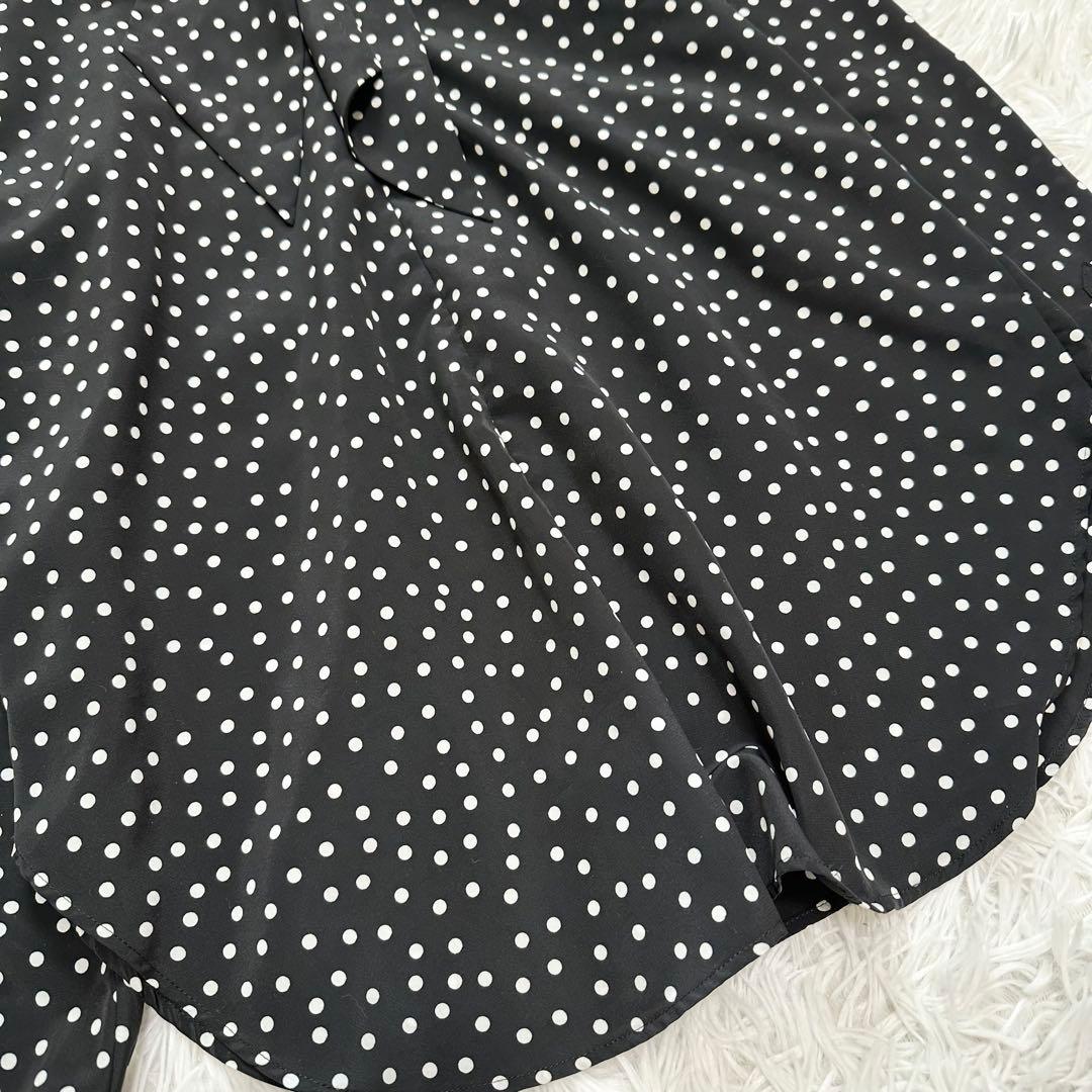 ✨美品✨SIMME シンメ ドットボウタイブラウス ブラック M