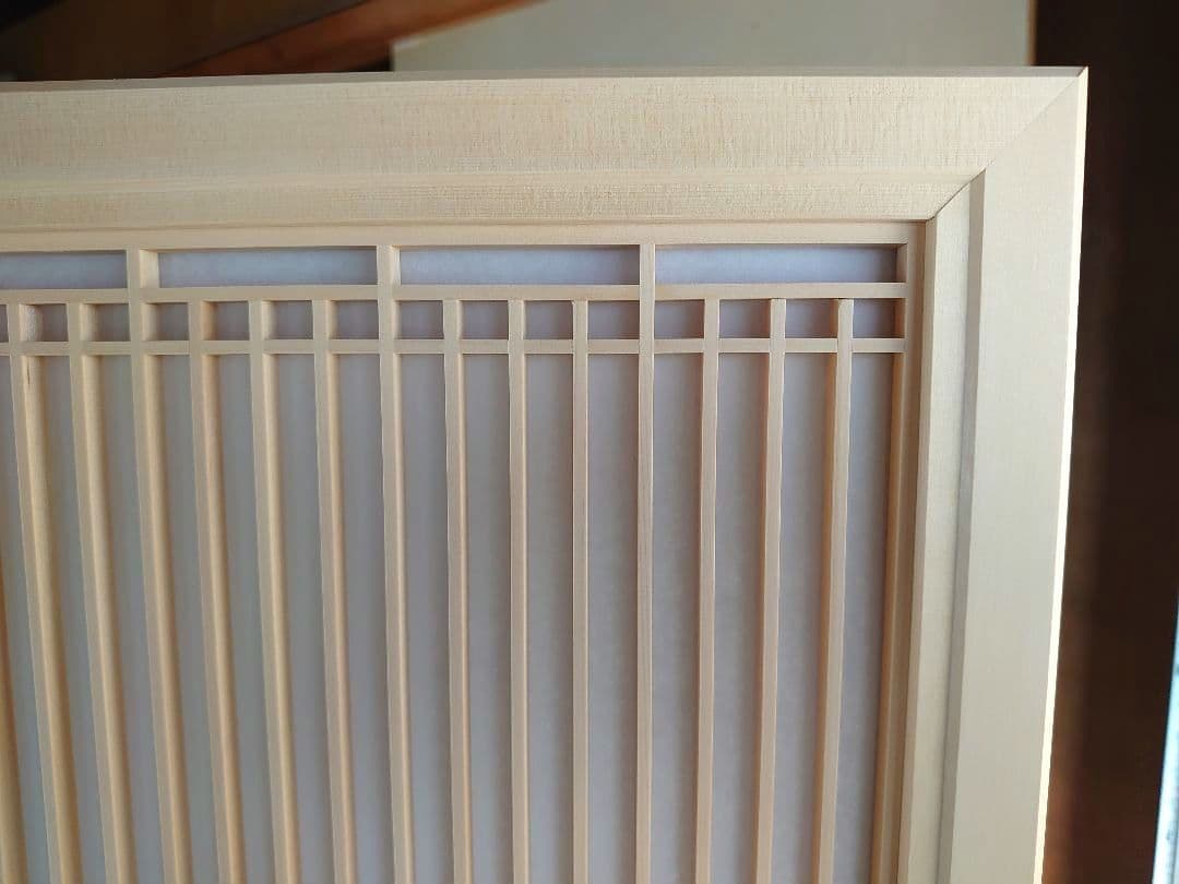 組子細工　両面組子　衝立　建具　障子　インテリア　壁掛け