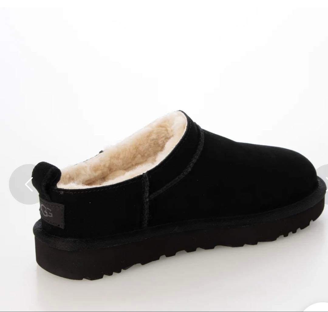 UGG 黒 ムートンブーツ クラシックマイクロ　正規品