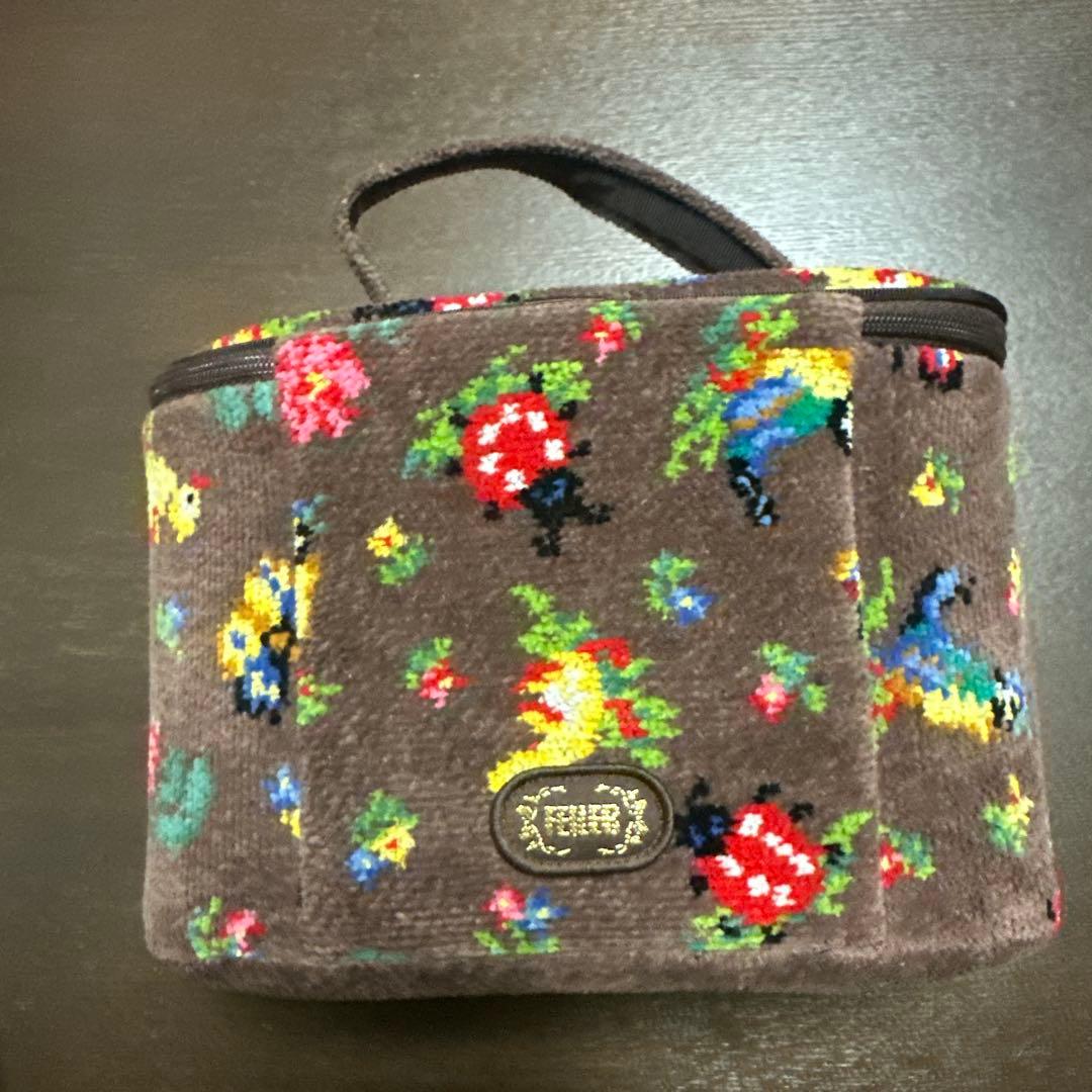 【新品未使用レア】フェイラー　ブラウンハイジ　バニティポーチ