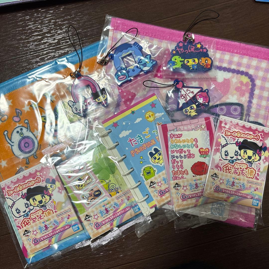 一番くじたまごっちキャラクター ストラップ ノート セット