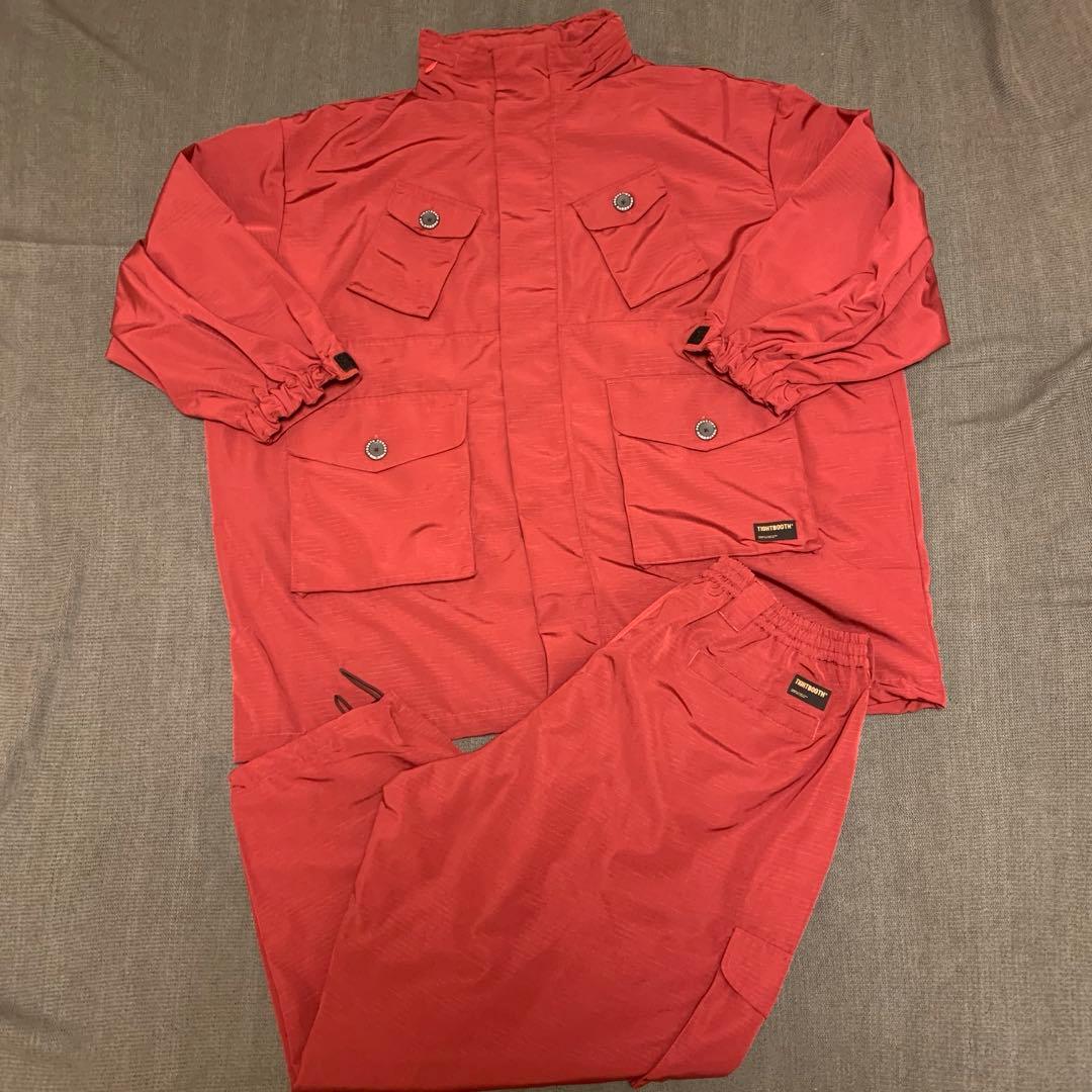 タイトブース　T-65セットアップ　レッド　上L下XL
