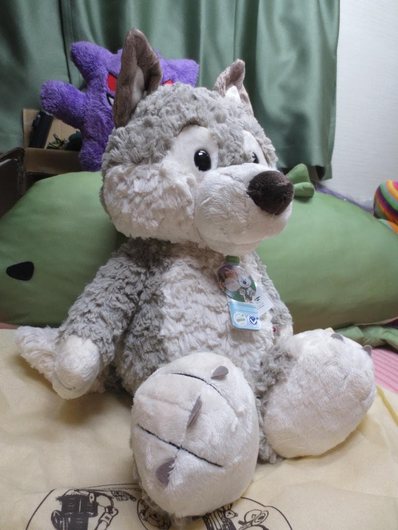 【廃盤貴重】NICI　ニキ　ウルフ　ウィニークラシックぬいぐるみ　50㎝！正規品