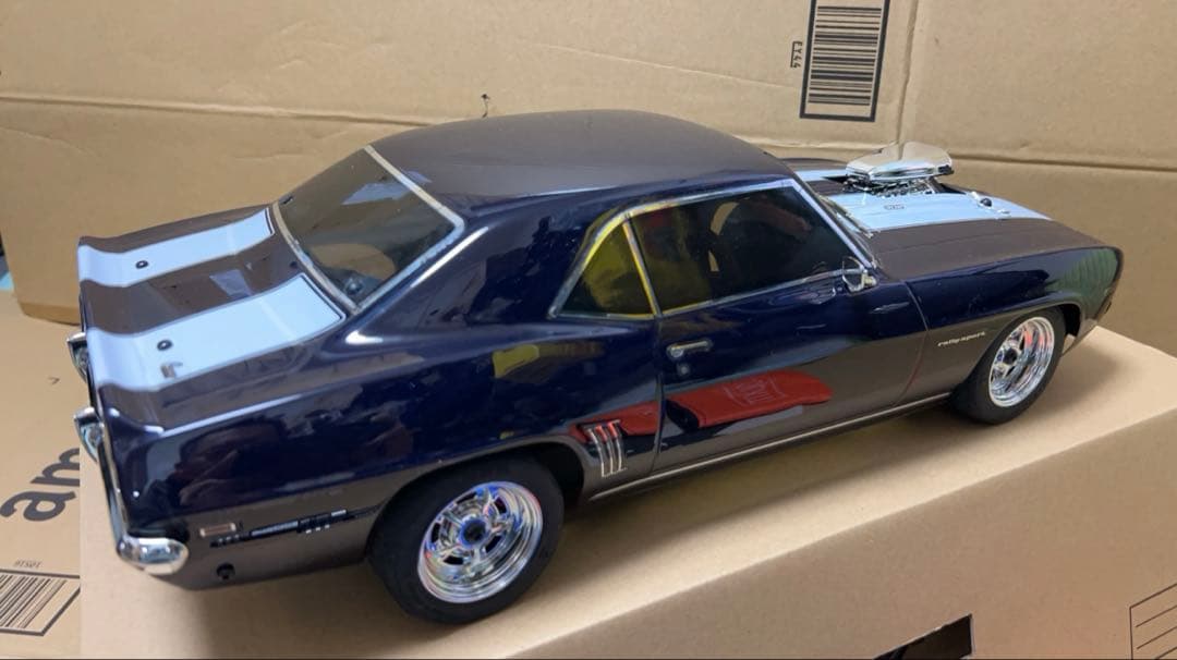 京商 Z28カマロ 550モーター カスタム塗装 LED プロポ付きセット安売り