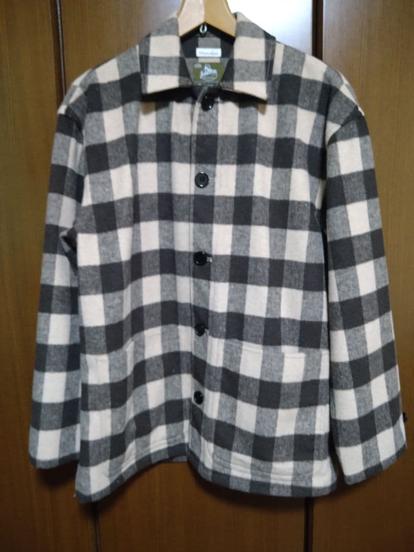 美品　スティーブンアラン　ジョンソンウーレンミルズ　カバーオール　S