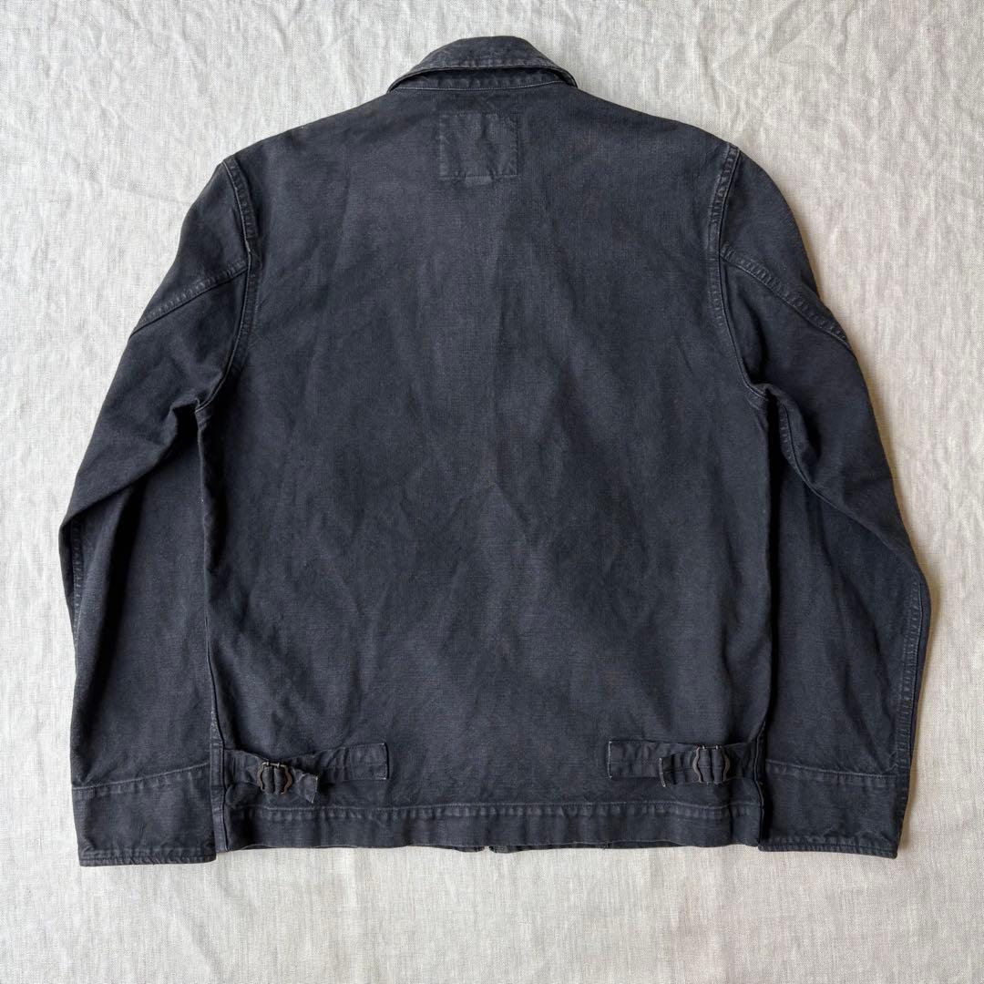 HYSTERIC GLAMOUR ジップ ブラック デニムジャケット フェード