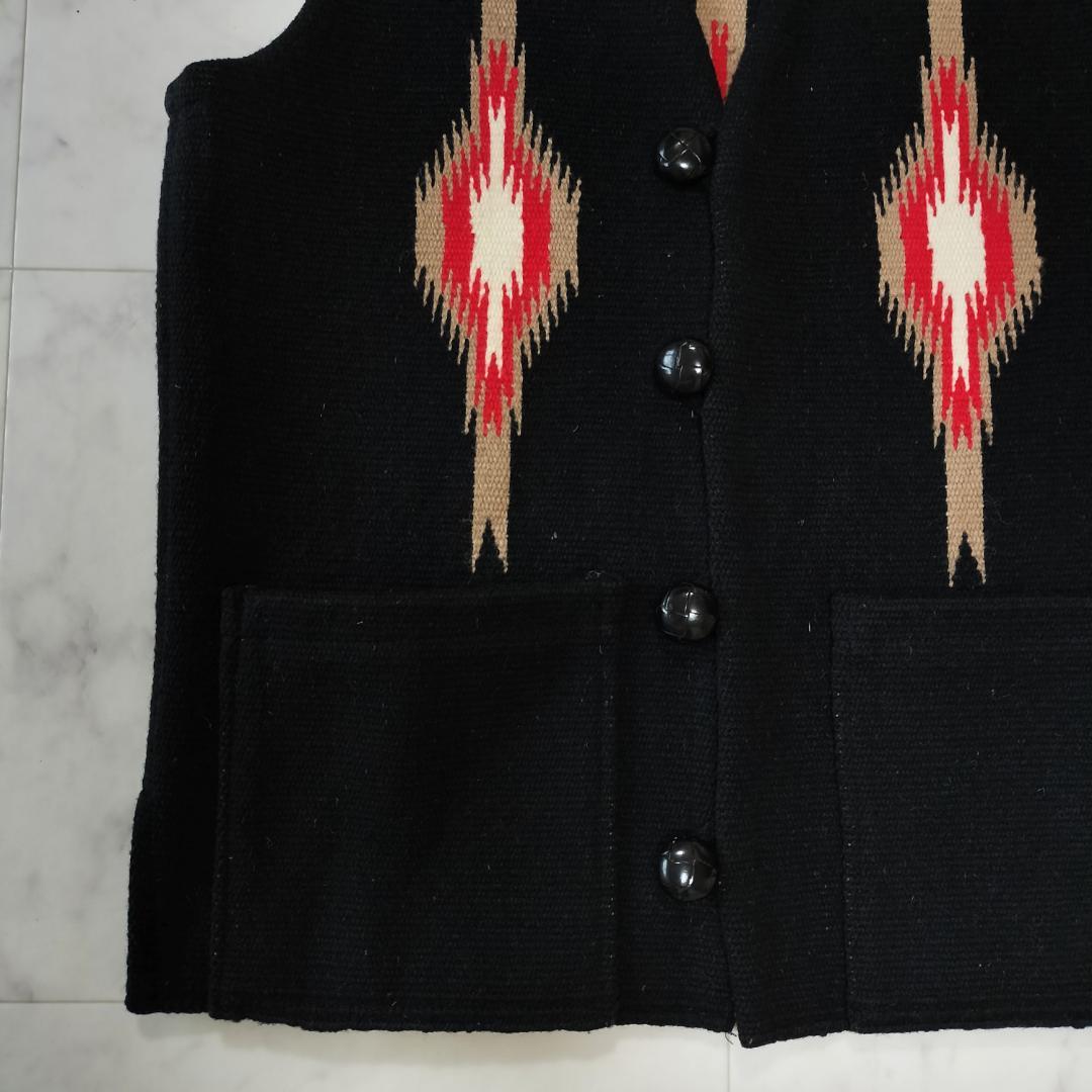 希少 オルテガ 人気カラーブラック 36 スクエアフロントチマヨベスト ポケット