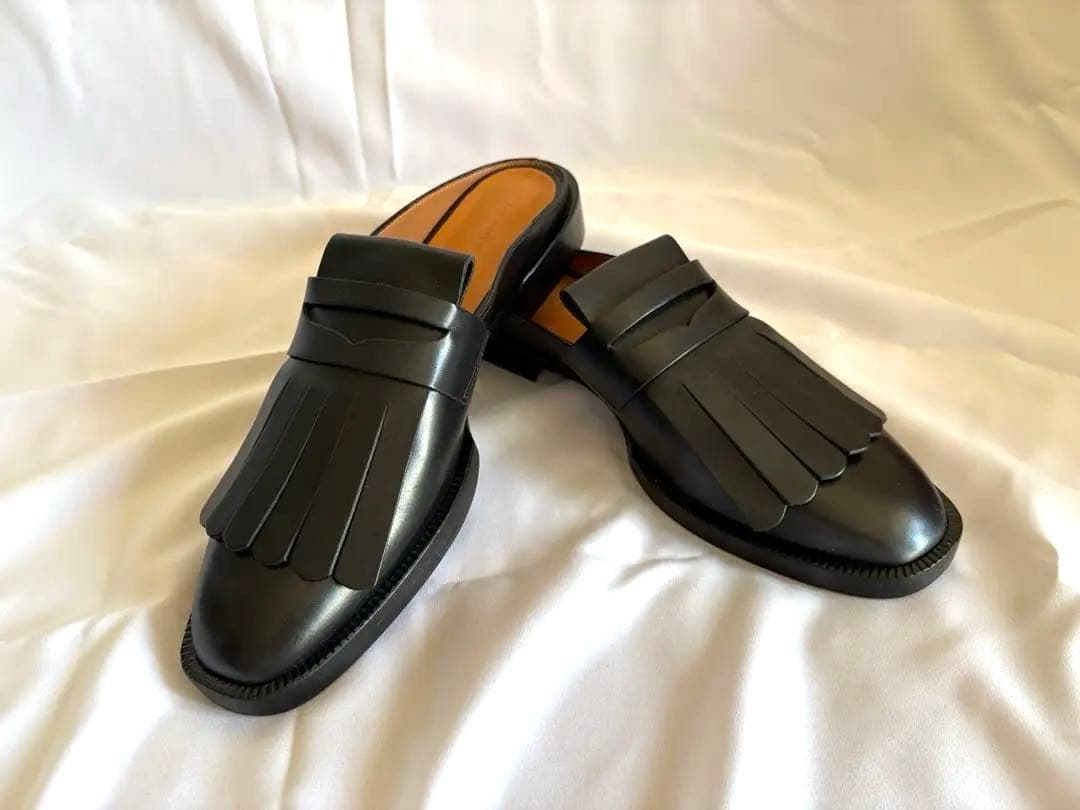 【新品/定価8万】クレジュリー レザー ミュール サンダル 38 (24cm)