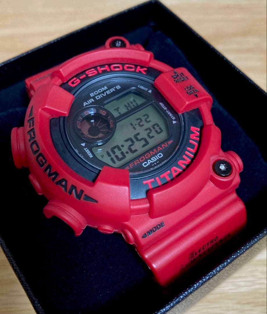 【ニャンハナ‼️】美品G-SHOCK フロッグマン DW-8200F-4JR