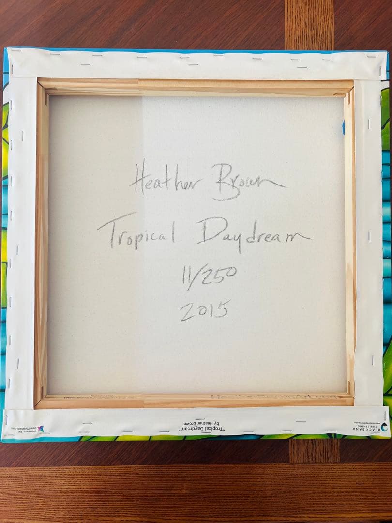 ヘザーブラウンTropical Daydream ジクレー キャンバスプリント