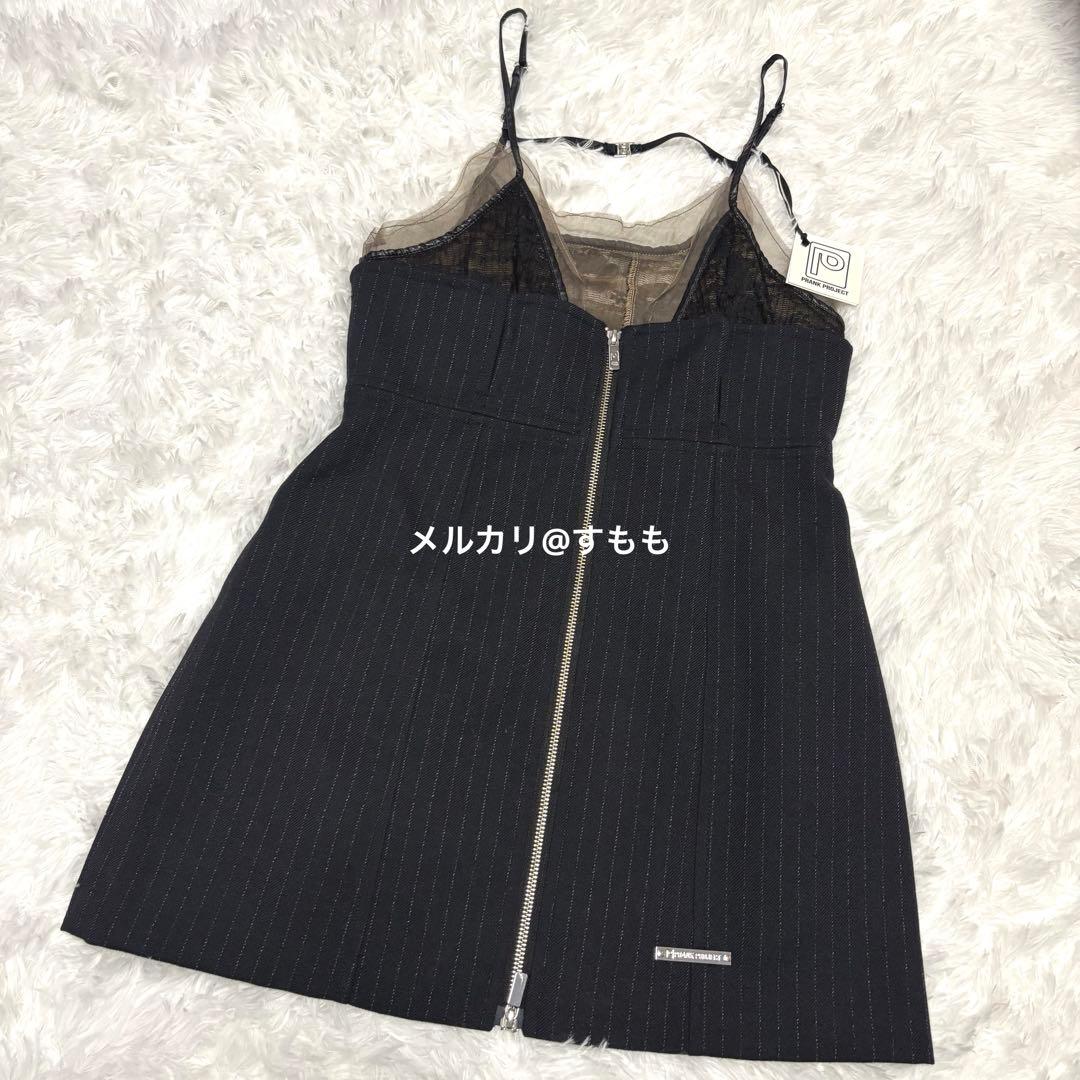 新品タグ付 プランクプロジェクト 23AW レースコンビビスチェ ブラック