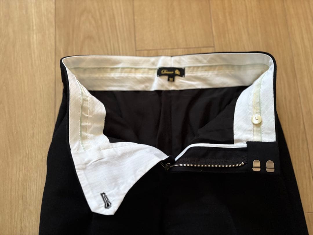 ✴︎Drawer ウール クロップドパンツ✴︎黒