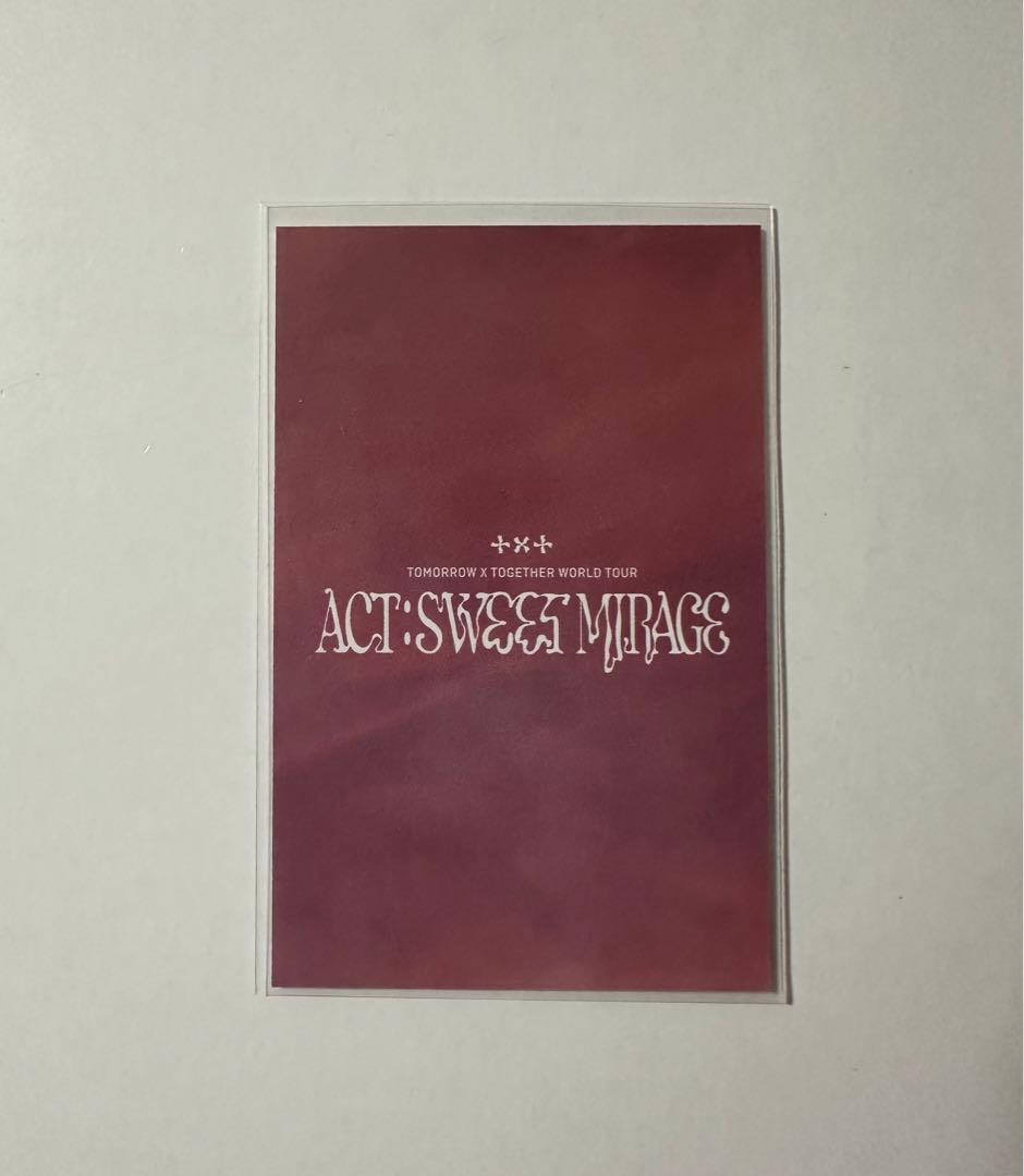 TXTソウルコン FC限定 トレカ ボムギュ