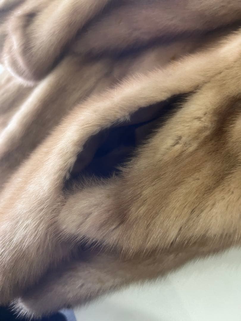 最終値下げ‼️839 ブラウンファーコート オープンフロント