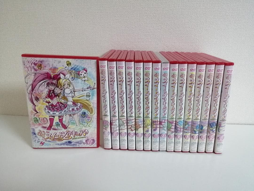 スイートプリキュア♪　DVD　全16巻セット　通常版＋初回版　スィートプリキュア