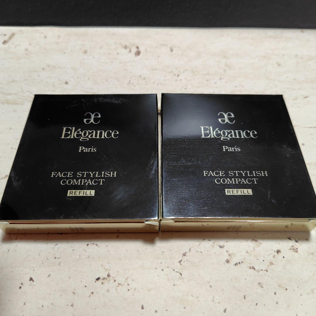 エレガンス フェイススタイリッシュコンパクト 本体8割＋新品リフィル2個