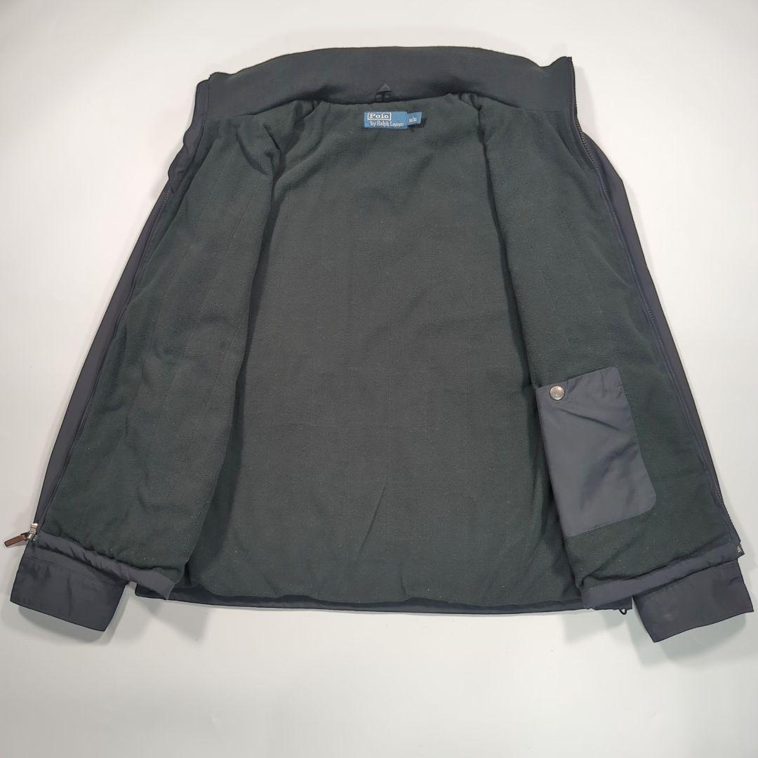 ポロラルフローレン Ｌ 中綿ナイロンジャケット フリース　ポニー刺繍