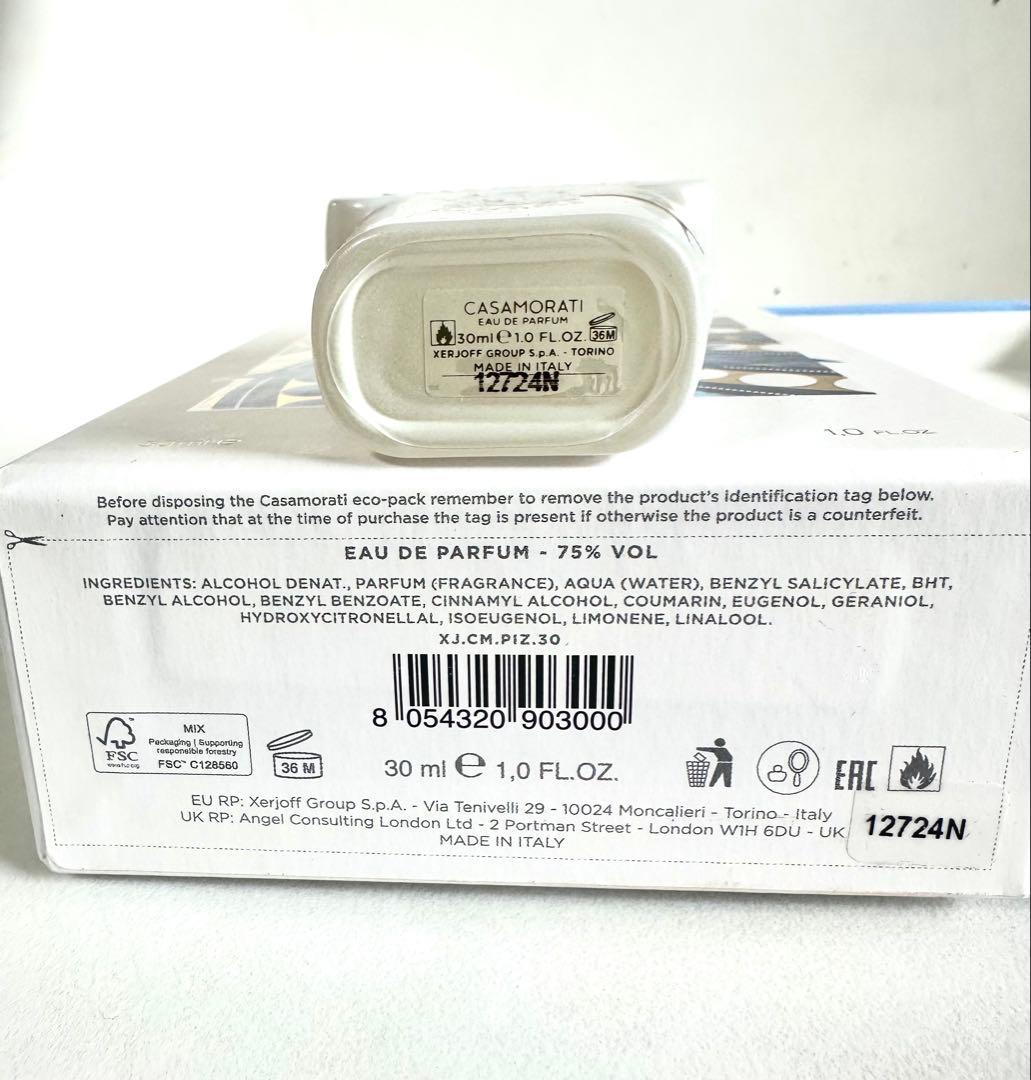 香水(ユニセックス) XERJOFF CASAMORATI QUATTRO PIZZI 30ml