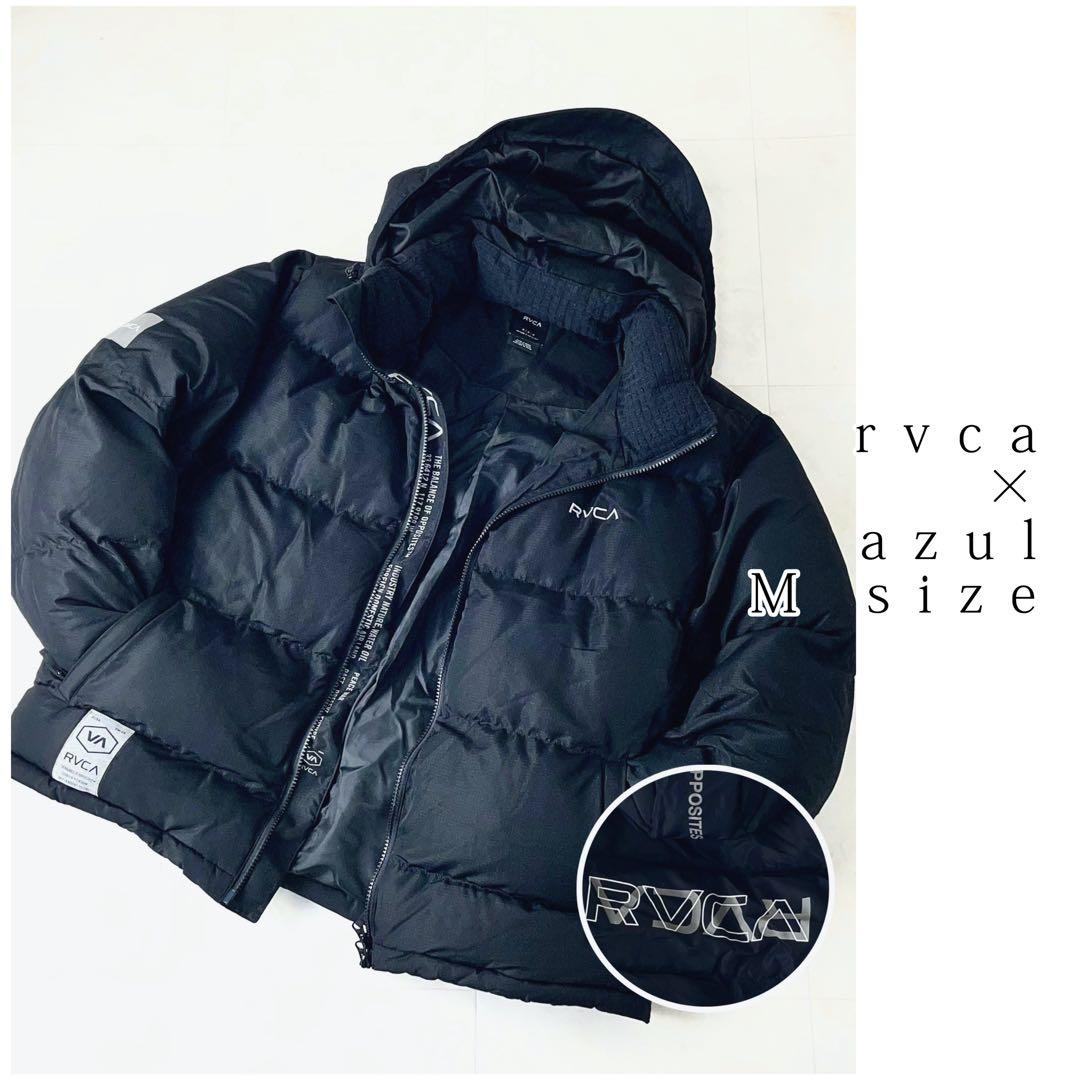 【希少コラボモデル2024美品✨】RVCA✕AZULパファージャケット ブラック
