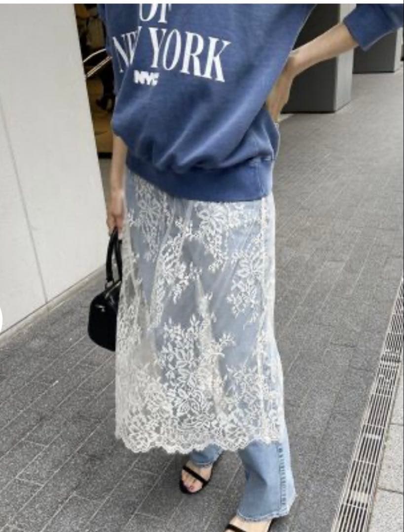 リバーレースノースリーブチュニック