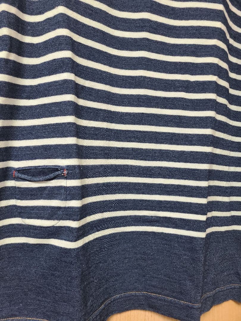 バスクの908シャツ（インディゴ・サイズ3〜5）　45R サイズ３　M