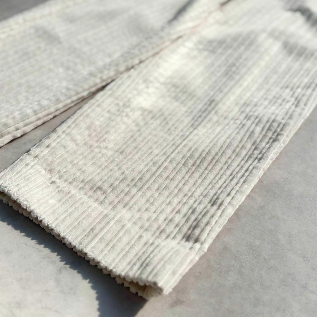 ドゥロワー　コーデュロイドロストパンツ　オフホワイト　24AW　定価8.8万