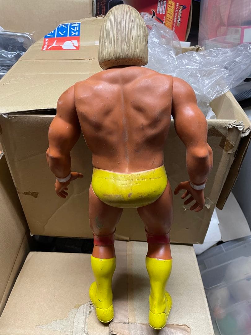 希少　LJN製　ハルク・ホーガン　ビッグソフビ