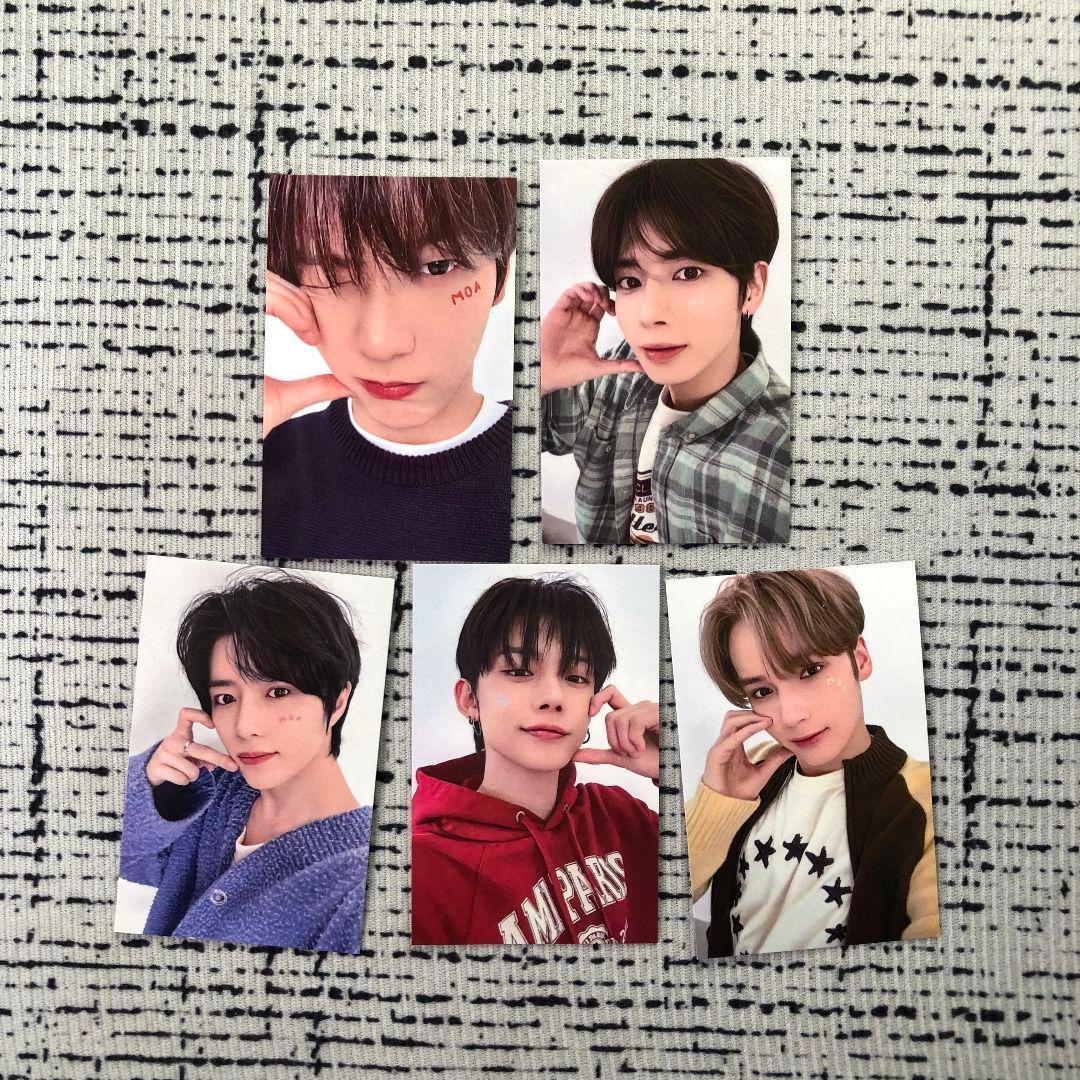 TXT moazone ペンミ 会場限定 ファンライブ トレカ 5枚