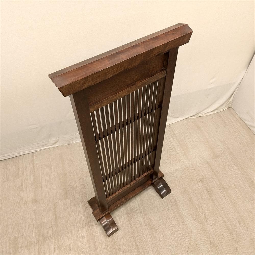 九州民芸家具　樺 カバ材　衝立　パーティション　間仕切り　つい立　目隠し　和家具