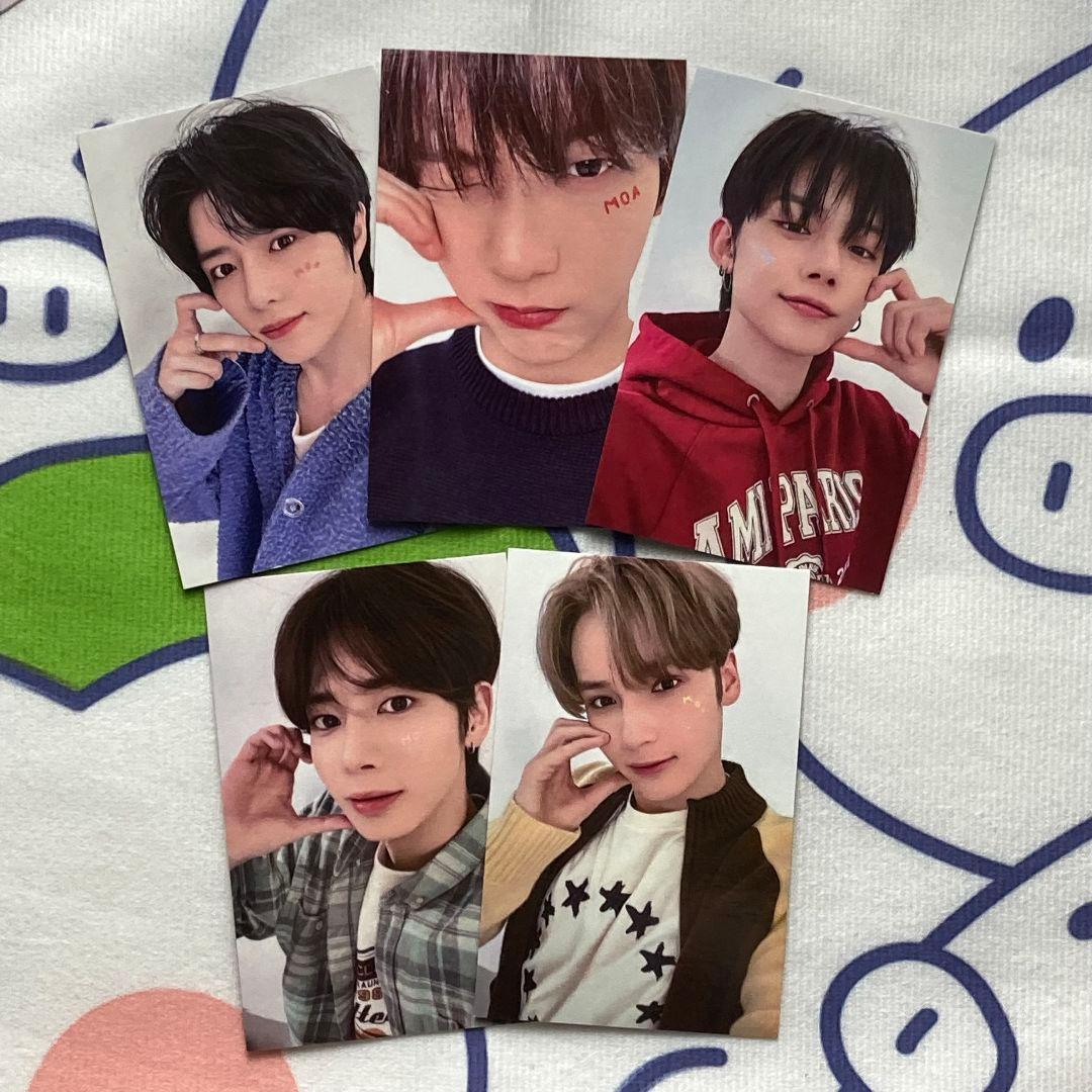 日本 TXT MOA ZONE FANLIVE トレカ全員5枚