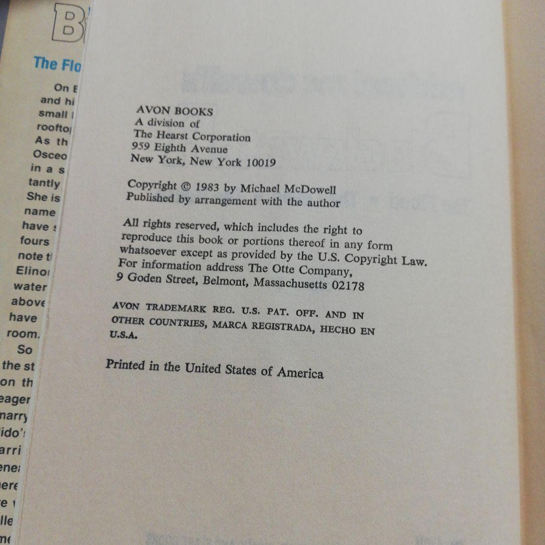 洋書 Blackwater 2 Volumes by Michael McDowell