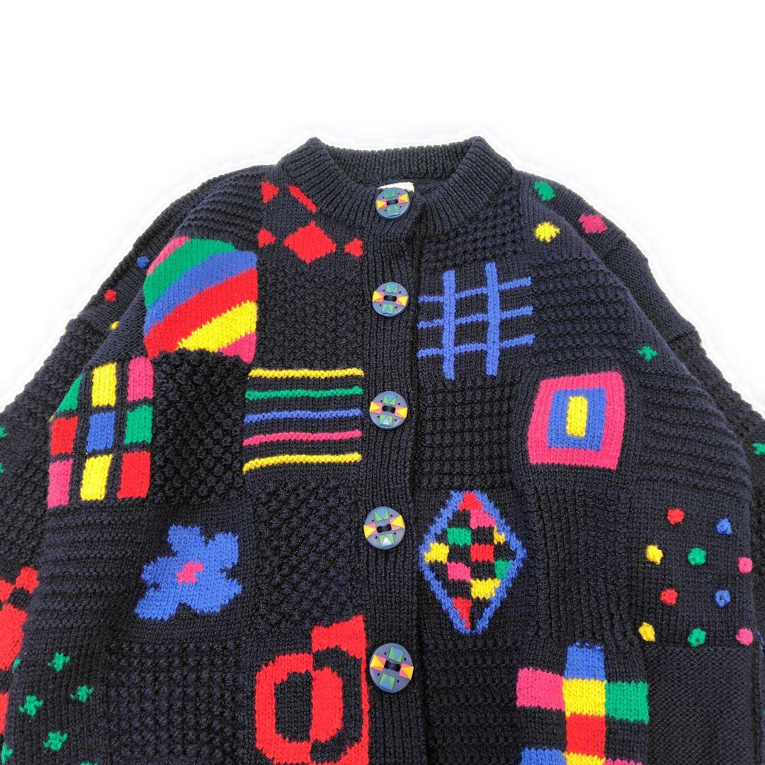 BONZ ハンドメイド ニット カーディガン ゆったり ニュージーランド産