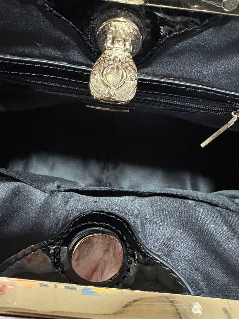 き*読様 VERSACE ブラック編み込みバッグ