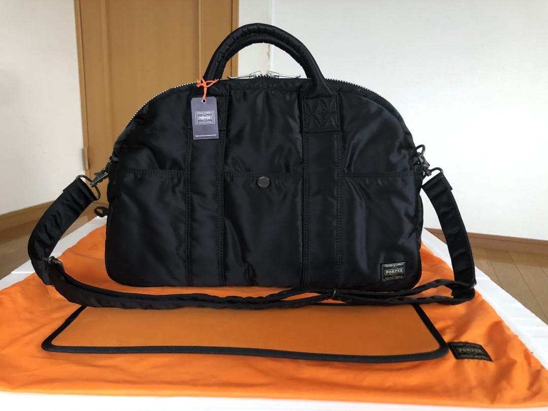 ほぼ新品　ポーター　タンカー　新生　2way ボストン　バッグ　ショルダー　旅行