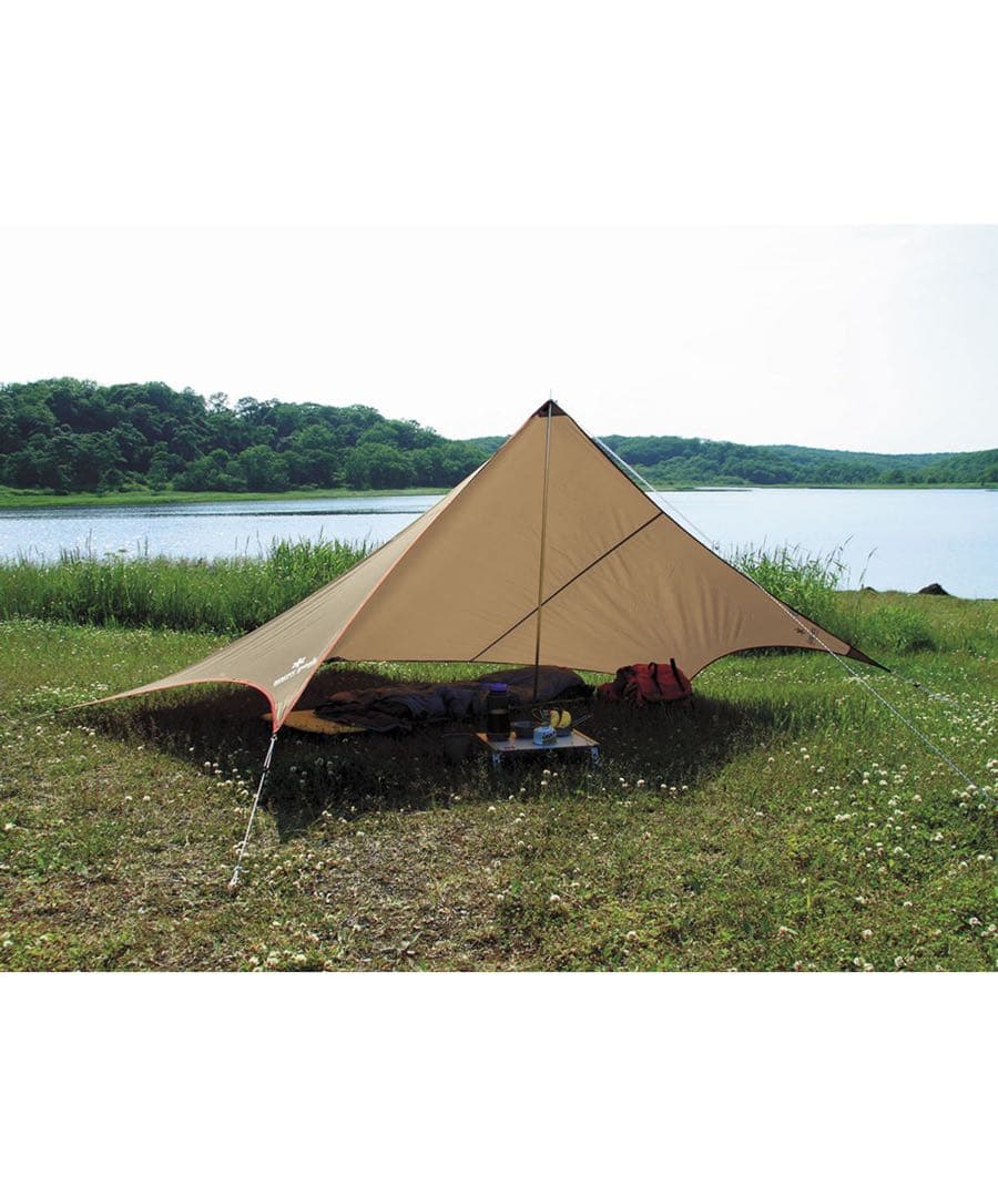 スノーピーク ライトタープ ペンタシールド STP-381とポールのセット