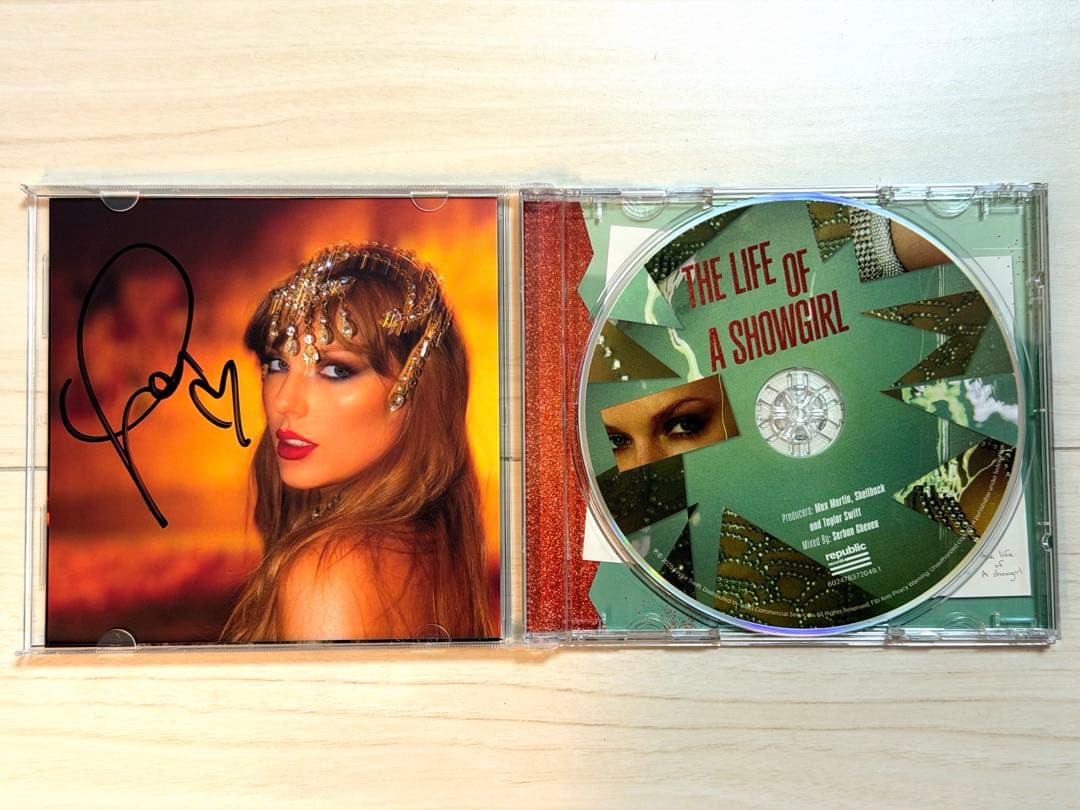 直筆サイン入り Taylor Swift TLOAS 新品 輸入盤 CDアルバム