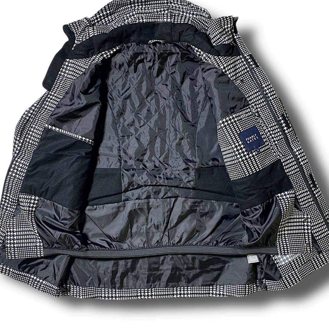 定価10.6万 L パーリーゲイツ 千鳥格子柄 スノーウェア スノボ 上下セット