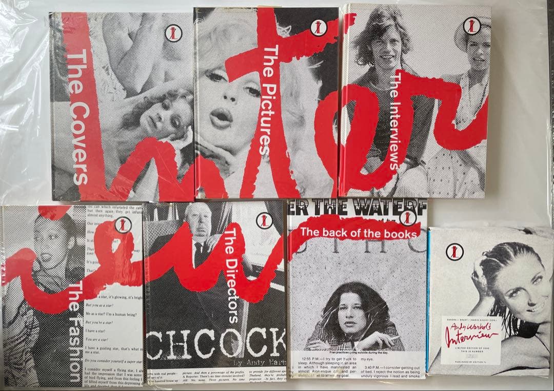 Andy Warhol's Interviews 6冊＋1冊　激レア