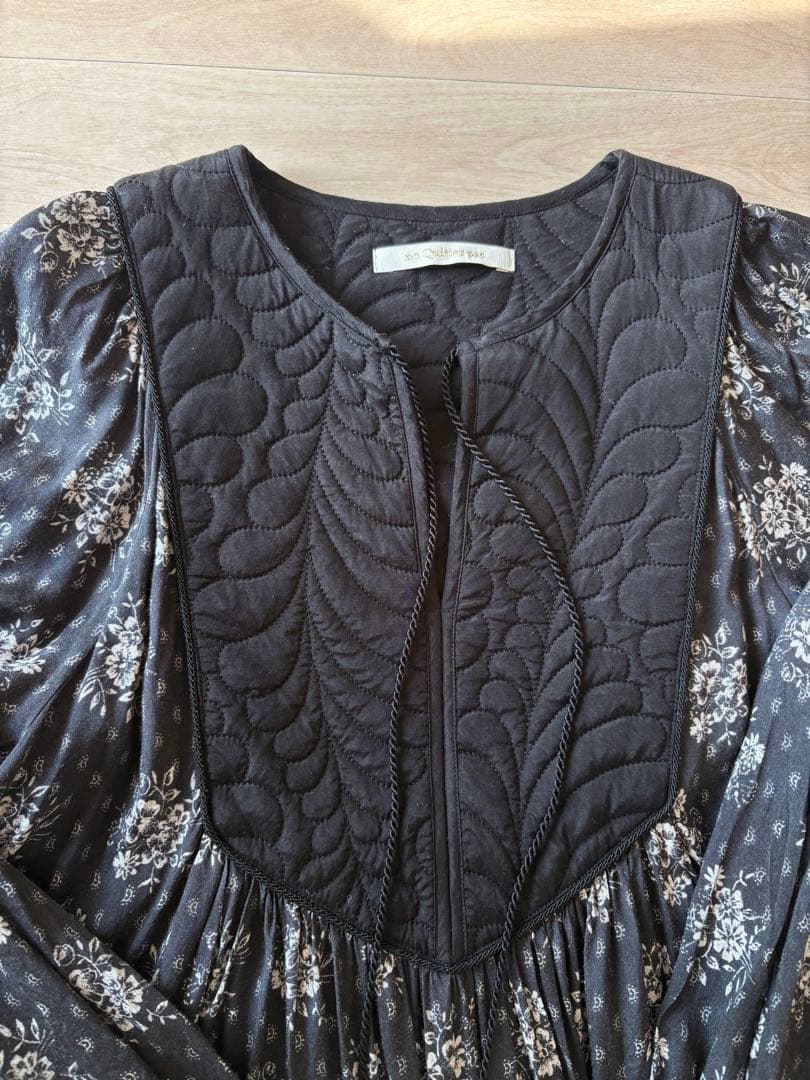 【ne Quittez pas】25AW プリントヨークドレス M