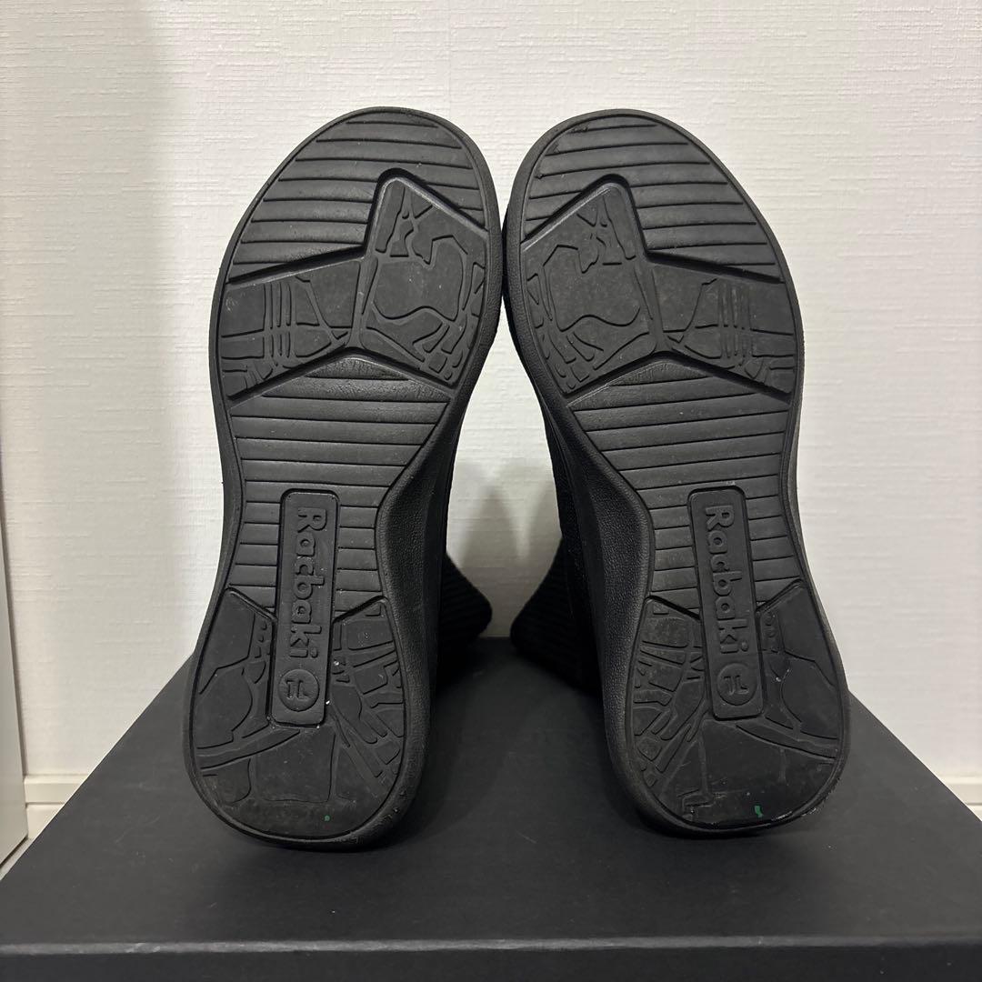 ラクバキ ニットブーツ ブラック