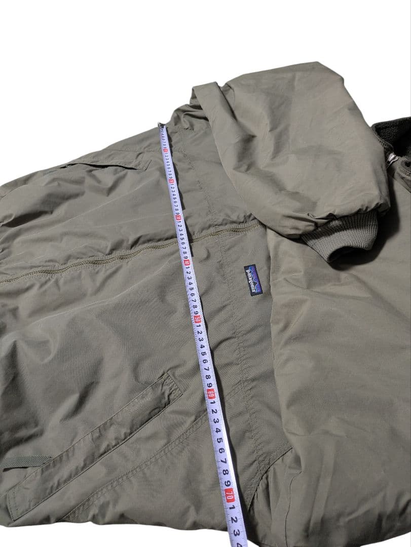 【ほぼデッド】patagonia XXL カーキ シェルドシンチラジャケット