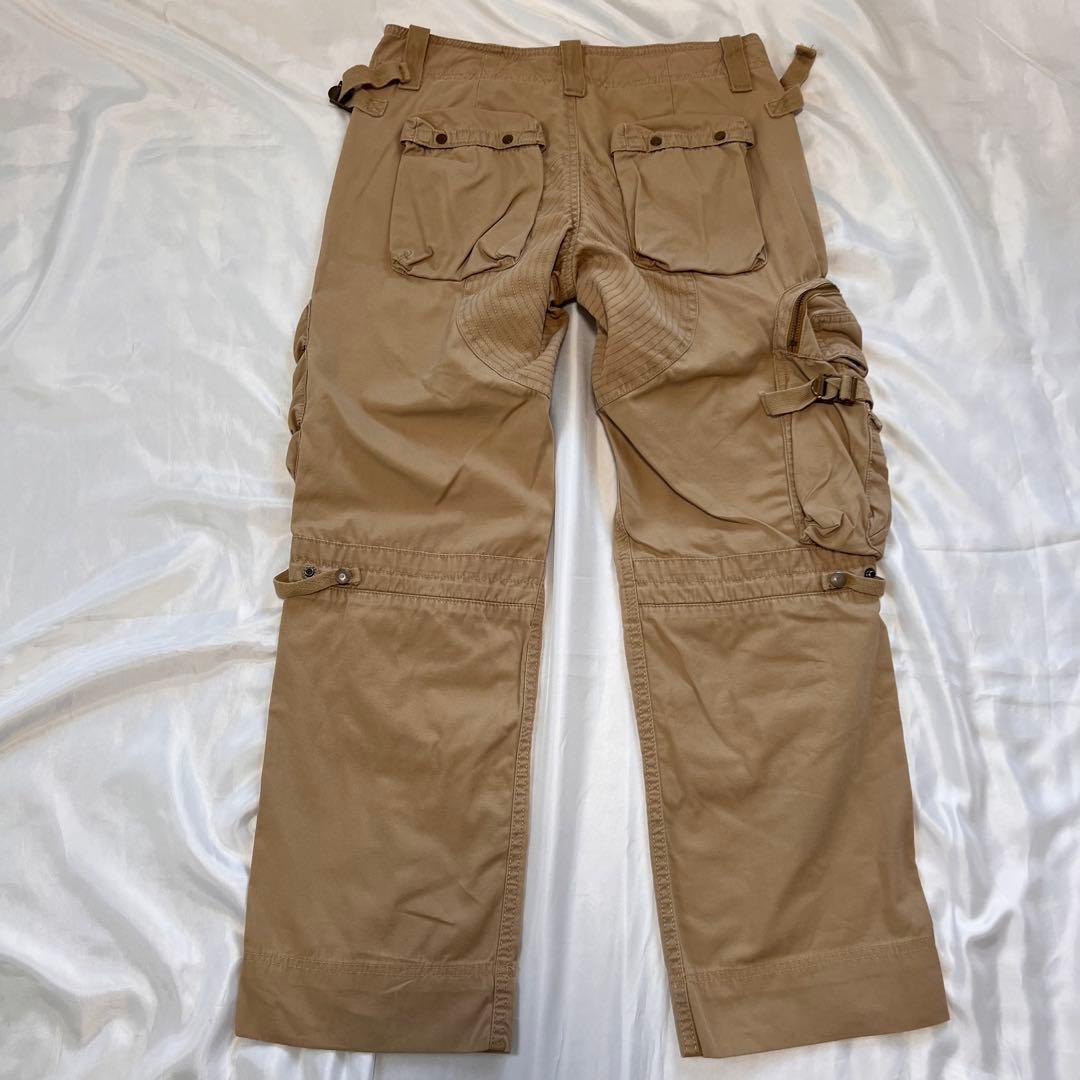 ラルフローレン マルチポケット カーゴパンツ ベージュ Y2K