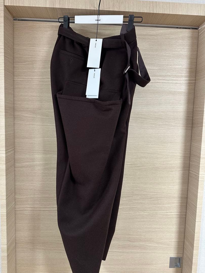 sacai 25aw wool melton pants サイズ1