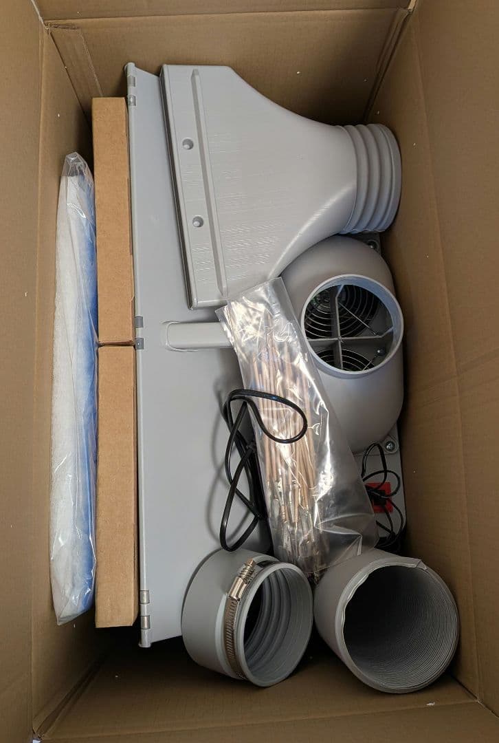 Anesty ADFSPB-01 塗装ブース スプレーブース 2基ファン　模型