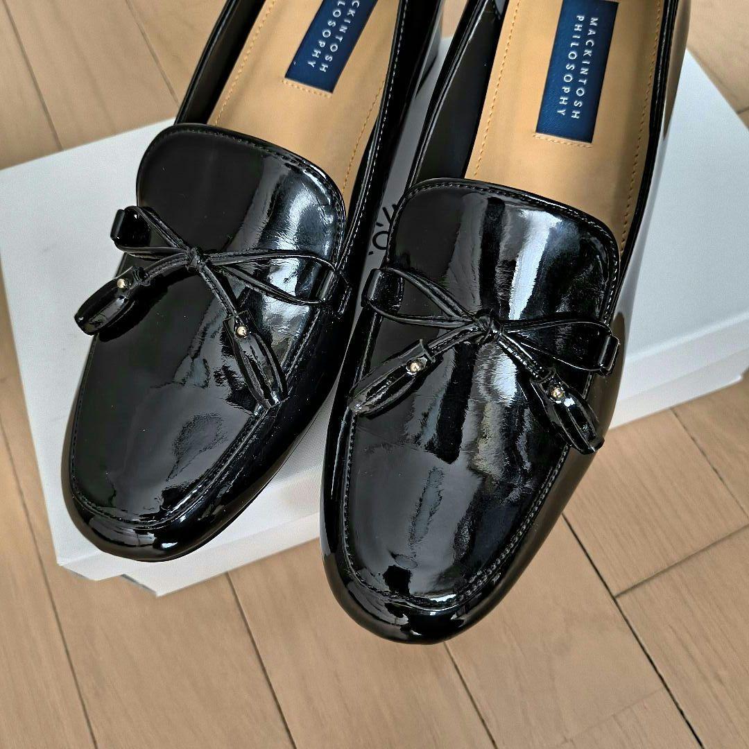 新品！マッキントッシュ フィロソフィー　タッセルモチーフオールウェザーパンプス